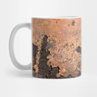 Orange texture burnt Mug